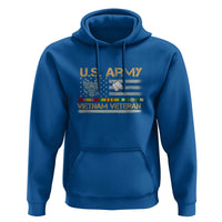 US Army Vietnam Veteran - Patriotic USA Flag Military Hoodie Vietnam War Veteran Tribute