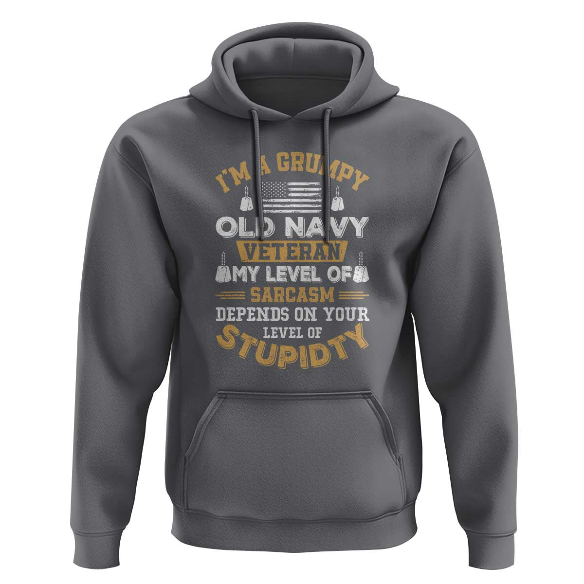 Grumpy Old Veteran Hoodie Funny Patriotic Military USA Veteran