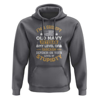 Grumpy Old Veteran Hoodie Funny Patriotic Military USA Veteran