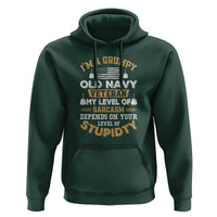 Grumpy Old Veteran Hoodie Funny Patriotic Military USA Veteran