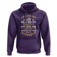 Grumpy Old Veteran Hoodie Funny Patriotic Military USA Veteran