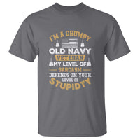 Grumpy Old Veteran T Shirt Funny Patriotic Military USA Veteran - Wonder Print Shop