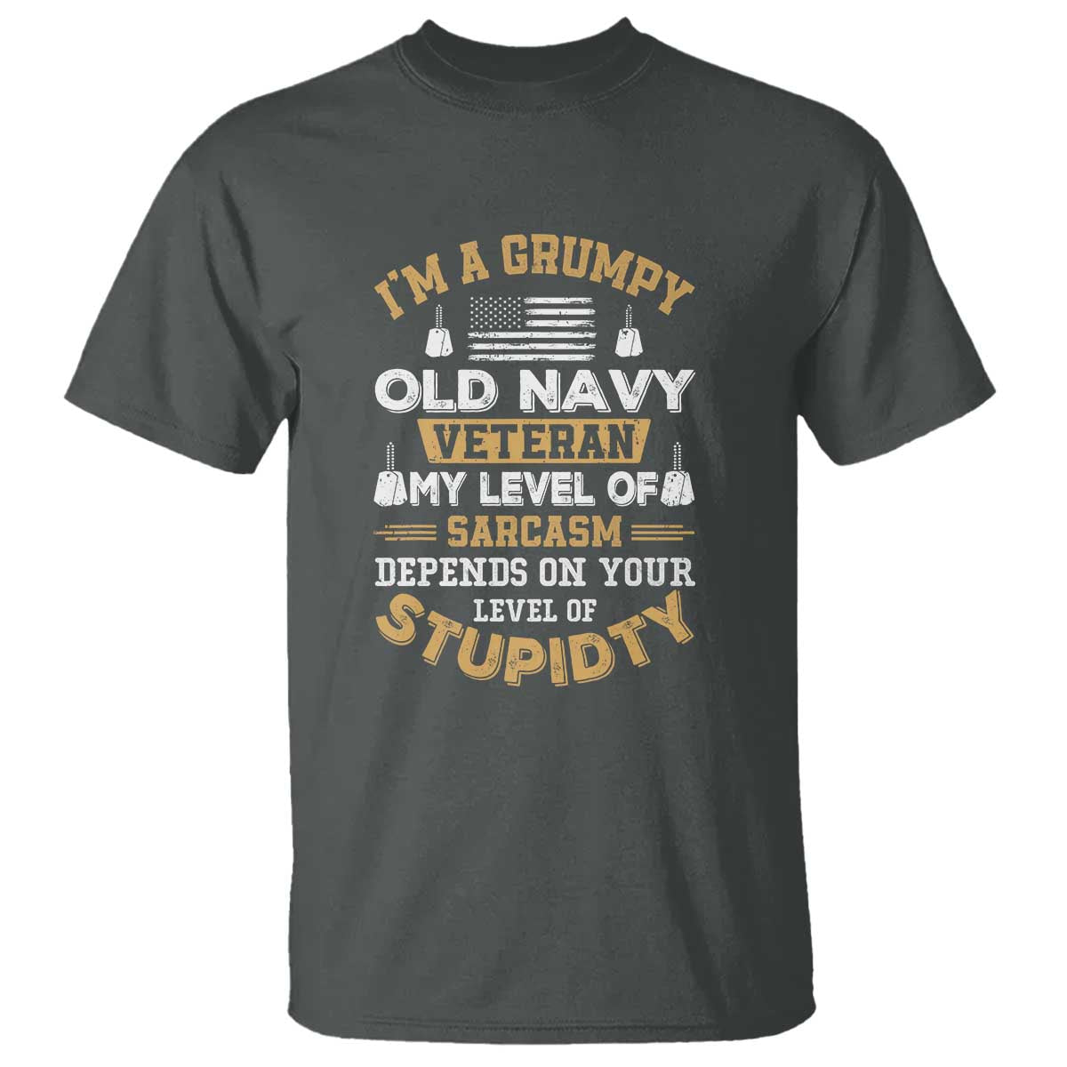 Grumpy Old Veteran T Shirt Funny Patriotic Military USA Veteran - Wonder Print Shop