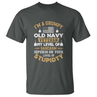 Grumpy Old Veteran T Shirt Funny Patriotic Military USA Veteran - Wonder Print Shop