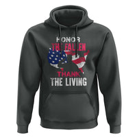 Patriotic Memorial Hoodie Honor the Fallen - Veteran Themed Military Support