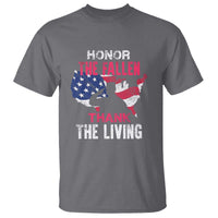 Patriotic Memorial T Shirt Honor the Fallen - Veteran Themed Military Support - Wonder Print Shop