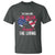 Patriotic Memorial T Shirt Honor the Fallen - Veteran Themed Military Support - Wonder Print Shop