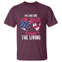 Patriotic Memorial T Shirt Honor the Fallen - Veteran Themed Military Support - Wonder Print Shop