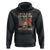 I'm a Dad, Grandpa, and Veteran Hoodie Nothing Scares Me - Proud Military Father's Day