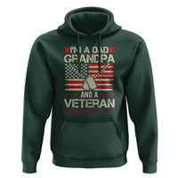 I'm a Dad, Grandpa, and Veteran Hoodie Nothing Scares Me - Proud Military Father's Day