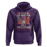 I'm a Dad, Grandpa, and Veteran Hoodie Nothing Scares Me - Proud Military Father's Day