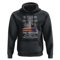 Two Defining Forces Have Ever Offered to Die for You - Military Veteran & Jesus Tribute Hoodie