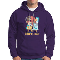 Eat Sleep Weld Repeat Funny Welder Hoodie - Wonder Print Shop