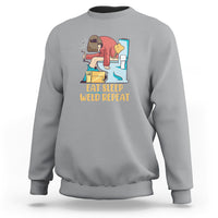 Eat Sleep Weld Repeat Funny Welder Sweatshirt - Wonder Print Shop