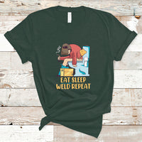 Eat Sleep Weld Repeat Funny Welder T Shirt - Wonder Print Shop