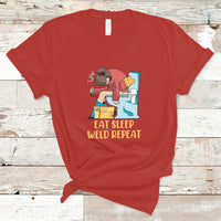 Eat Sleep Weld Repeat Funny Welder T Shirt - Wonder Print Shop