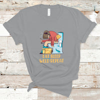 Eat Sleep Weld Repeat Funny Welder T Shirt - Wonder Print Shop