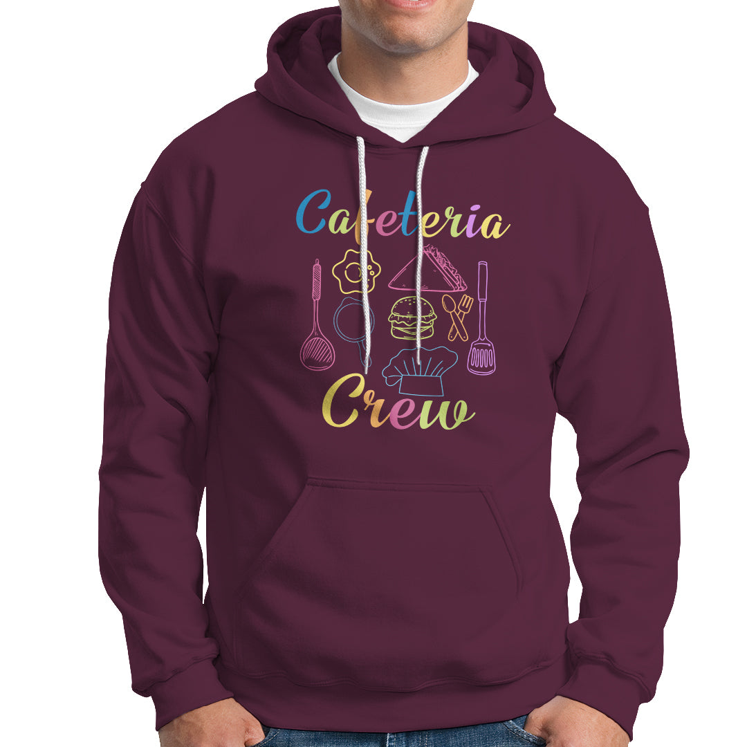 Lunch Lady Hoodie Cafeteria Crew - Wonder Print Shop