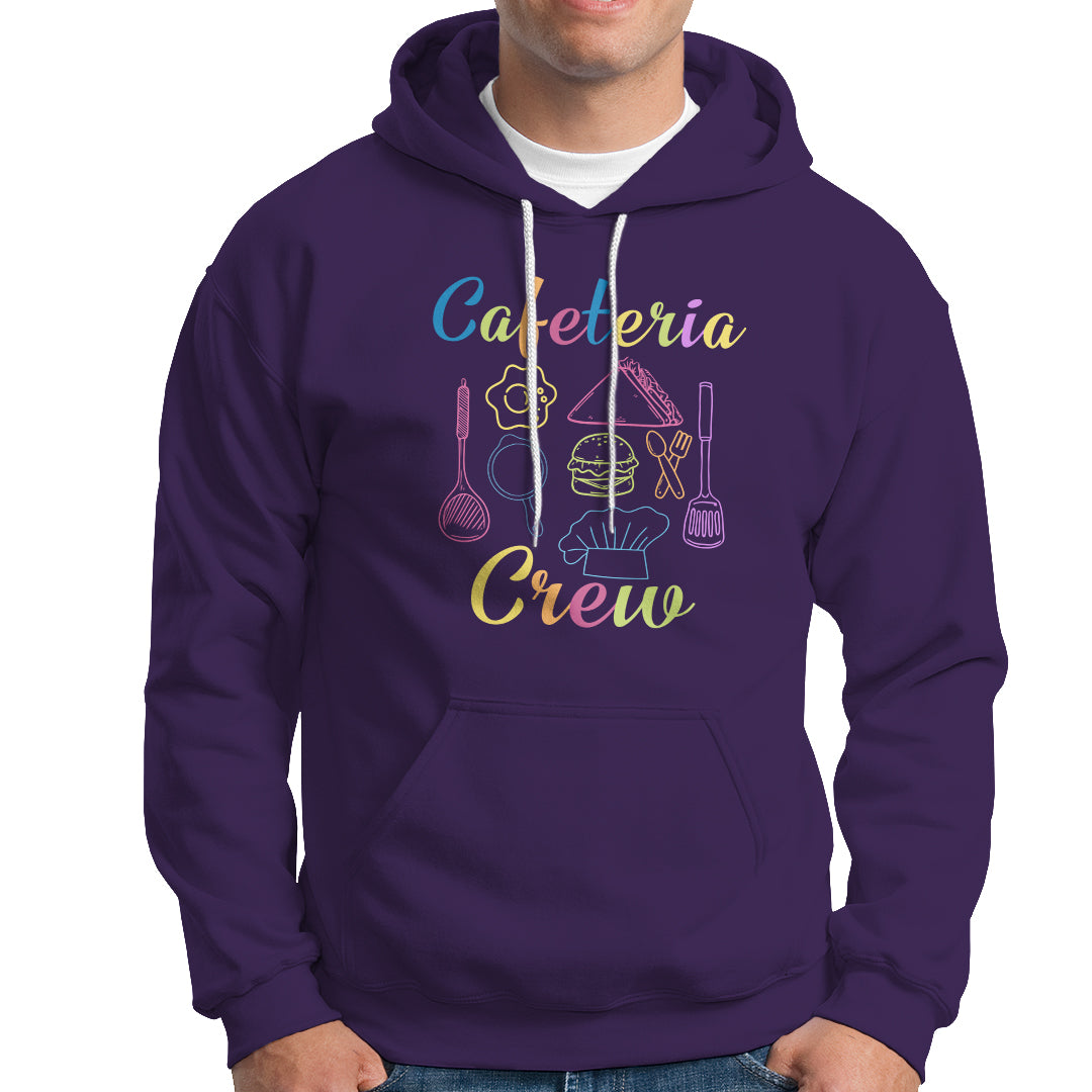 Lunch Lady Hoodie Cafeteria Crew - Wonder Print Shop