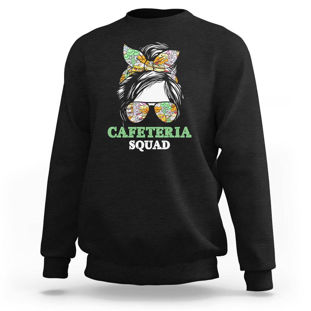 Lunch Lady Sweatshirt Cafeteria Squad - Wonder Print Shop