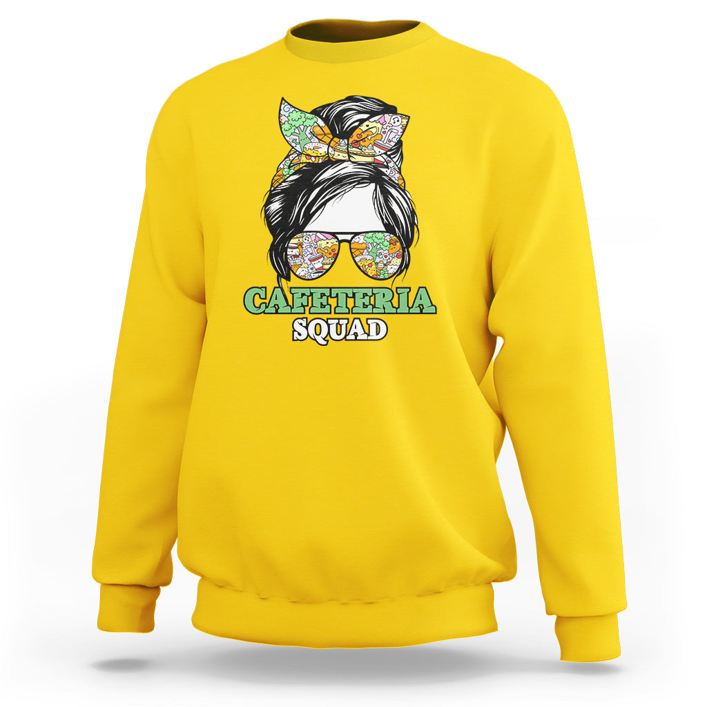 Lunch Lady Sweatshirt Cafeteria Squad - Wonder Print Shop