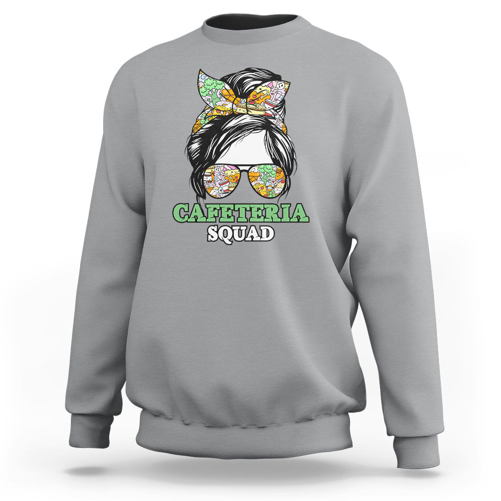 Lunch Lady Sweatshirt Cafeteria Squad - Wonder Print Shop
