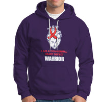 I Am A Congenital Heart Defect Awareness Warrior Hoodie - Wonder Print Shop