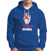 I Am A Congenital Heart Defect Awareness Warrior Hoodie - Wonder Print Shop