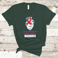 I Am A Congenital Heart Defect Awareness Warrior T Shirt - Wonder Print Shop