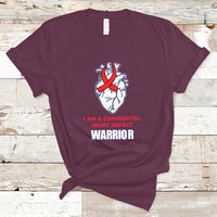 I Am A Congenital Heart Defect Awareness Warrior T Shirt - Wonder Print Shop