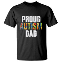 Proud Autism Dad T Shirt Accept Understand Love Support Jigsaw Puzzle - Wonder Print Shop