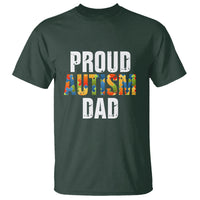 Proud Autism Dad T Shirt Accept Understand Love Support Jigsaw Puzzle - Wonder Print Shop