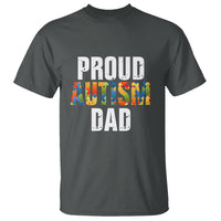 Proud Autism Dad T Shirt Accept Understand Love Support Jigsaw Puzzle - Wonder Print Shop