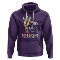 Giraffe Autism Hoodie It's Ok To Be Different Jigsaw Puzzle - Wonder Print Shop