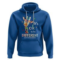 Giraffe Autism Hoodie It's Ok To Be Different Jigsaw Puzzle - Wonder Print Shop