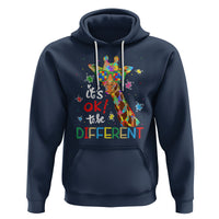 Giraffe Autism Hoodie It's Ok To Be Different - Wonder Print Shop