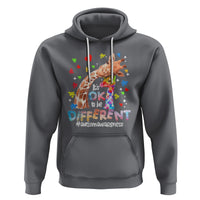 Giraffe Autism Hoodie It's Ok To Be Different Cute Mom And Baby - Wonder Print Shop