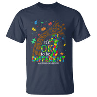 Giraffe Autism T Shirt Its Ok To Be Different Giraffe Mom And Baby - Wonder Print Shop