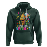 Autism Month Hoodie It's Ok To Be Different Cute Jigsaw Puzzle Balloon - Wonder Print Shop