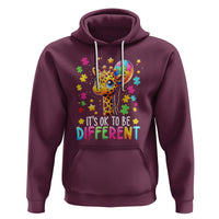 Autism Month Hoodie It's Ok To Be Different Cute Jigsaw Puzzle Balloon - Wonder Print Shop