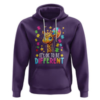 Autism Month Hoodie It's Ok To Be Different Cute Jigsaw Puzzle Balloon - Wonder Print Shop
