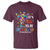 Cool Giraffe Autism T Shirt It's Ok To Be Different Jigsaw Puzzle - Wonder Print Shop