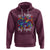 Autism Support Hoodie Her Fight Is My FightRainbow Infinity With Feather Butterflies - Wonder Print Shop