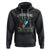 Autism Grandparents Hoodie I Wear Blue For My Grandson Grandma Grandpa Rainbow Infinity with Feather Butterfly - Wonder Print Shop