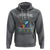 Autism Grandparents Hoodie I Wear Blue For My Grandson Grandma Grandpa Rainbow Infinity with Feather Butterfly - Wonder Print Shop