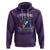 Autism Grandparents Hoodie I Wear Blue For My Grandson Grandma Grandpa Rainbow Infinity with Feather Butterfly - Wonder Print Shop