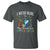 Autism Grandparents T Shirt I Wear Blue For My Grandson Grandma Grandpa Rainbow Infinity with Feather Butterfly - Wonder Print Shop