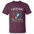 Autism Grandparents T Shirt I Wear Blue For My Grandson Grandma Grandpa Rainbow Infinity with Feather Butterfly - Wonder Print Shop