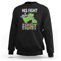 Dinosaur Autism Mama Sweatshirt His Fight Is Mom's Fight Acceot Love Support Jigsaw Puzzle - Wonder Print Shop