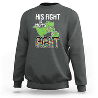 Dinosaur Autism Mama Sweatshirt His Fight Is Mom's Fight Acceot Love Support Jigsaw Puzzle - Wonder Print Shop